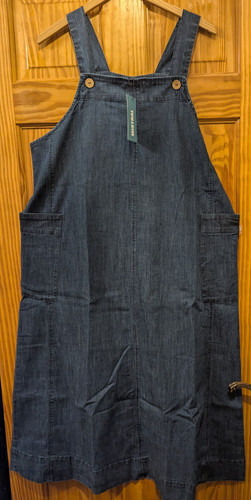 Mistral denim womens pinafore - womens,