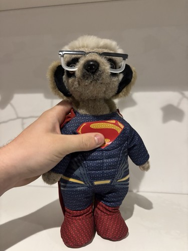 Superman meerkat plush soft - meerkat,