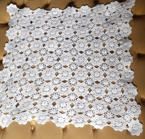 Hand crochet square - crochet, tablecloth