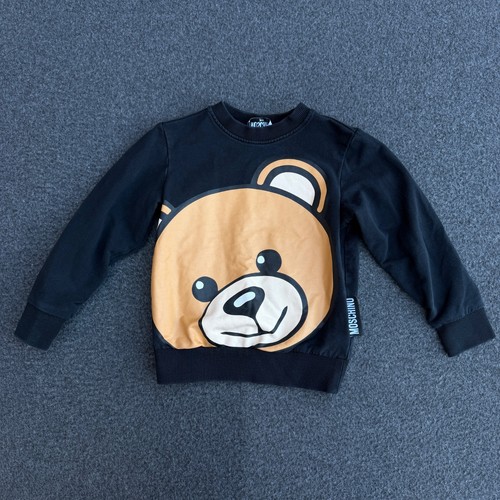 Moschino kids sweatshirt black - moschino,
