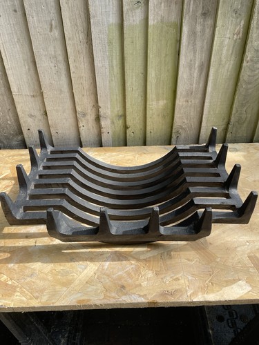 Cast iron fireplace grate - iron,