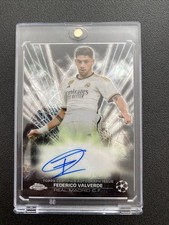 Topps Chrome Federico Valverde Black Lazer Autograph #BLA-FV