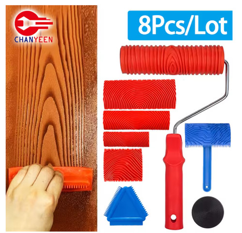Wood graining tool set - wood,