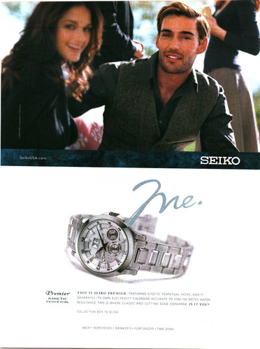 2008 seiko premier - seiko, print