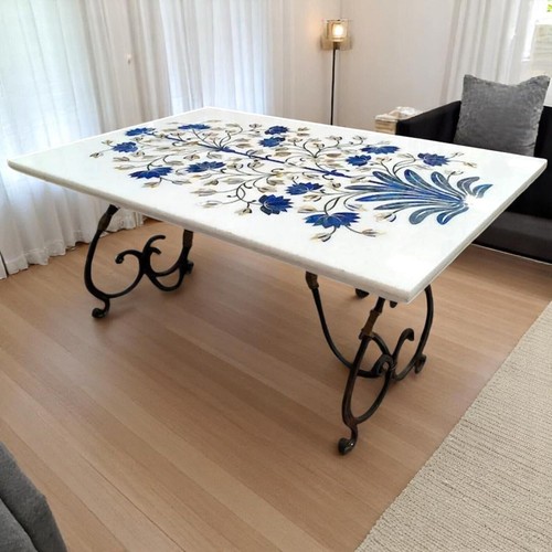 White marble inlay - white,