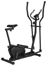 Pro Fitness 2-in-1 Cross Trainer and Exercise Bike | Home Cardio Workout Machine