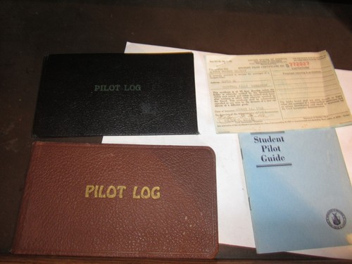 Lot pilot log books 1943 - pilot,