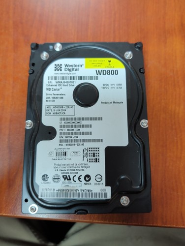 Original western digital 80gb - western,
