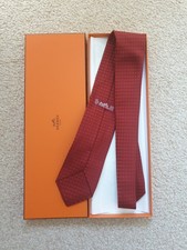 Hermes Paris Faconnee H Silk Tie 8cm Hermes Box Include