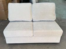 Harlow Cream Fabric 2 Seater