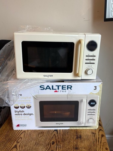 Salter retro cream - retro, microwave