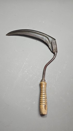 Antique hand sickle tool - hand,