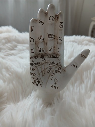 Rustic enscribed palmistry - enscribed,