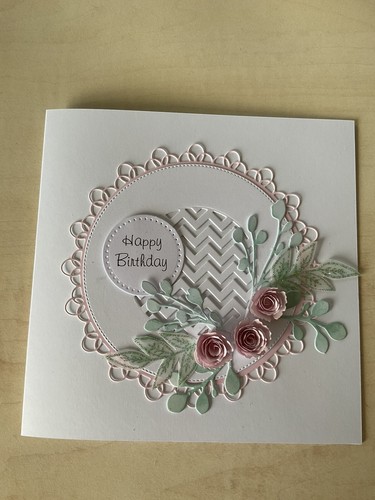 Handmade luxury birthday card - luxury,