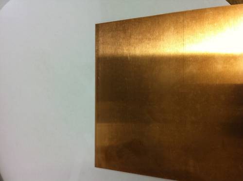Quality copper sheet - copper, 2.5mm