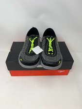 Speedo Hybrid Watercross Water /Tennis Shoes | Grey Yellow | Size 9 UK Men's