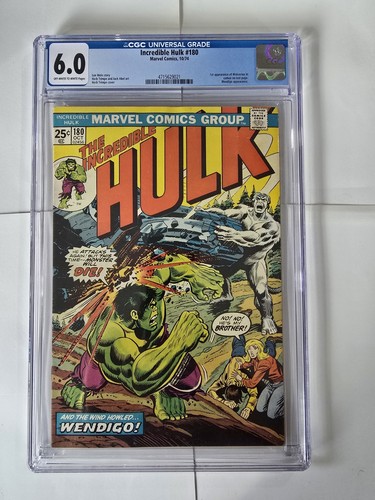 Hulk 180 cgc 0 - cgc, 6.0