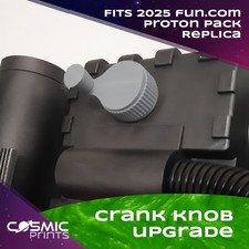 Proton Pack Crank Knob Upgrade | Fits 2025 Fun.com Ghostbusters Pack Replica