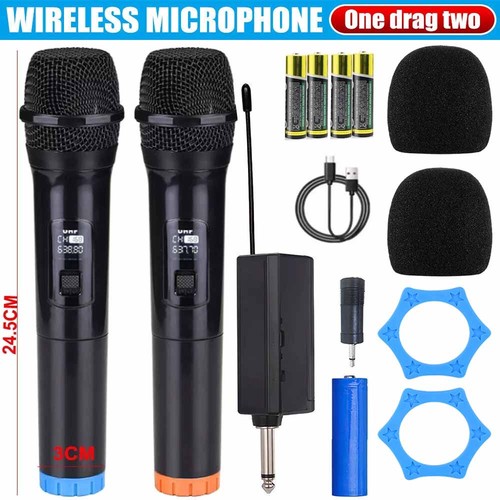 Wireless microphone uhf - 2x,