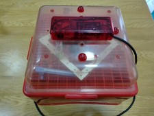 24 EGG INCUBATOR WITH THERMOMETER MANUAL CHICKEN POULTRY BIRDS