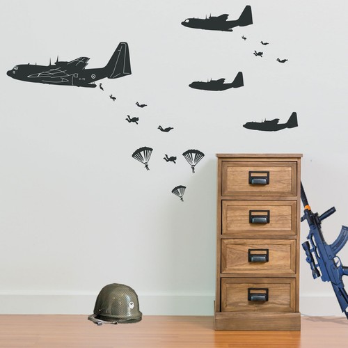 Military airborne soldiers - military,