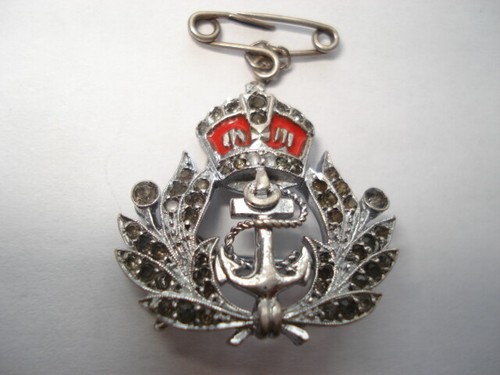 Vintage royal navy sweethearts - royal,