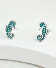S925 Sterling Silver Seahorse
