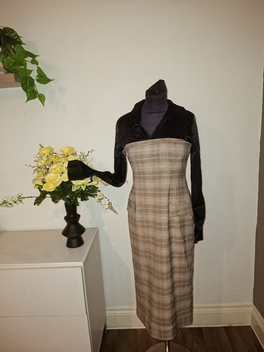 Zara layered plaid midi - 2-in-1,