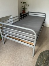 IKEA Tromso Day Bed with Mattress In Grey *AUCTION WILL END @ 14.00hrs 3/12/25*