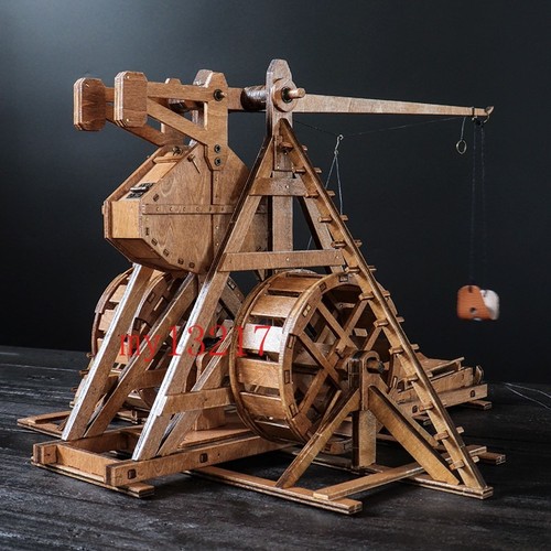 Medieval trebuchet finished - trebuchet,