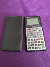 Rare Casio fx-7000GB scientific calculator with case/pouch, please read details