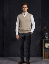 Mens Sleeveless Knitted