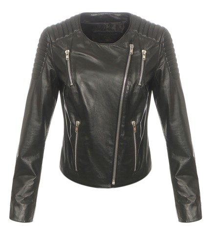 Leather jacket peggy - leather,