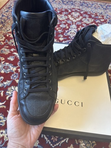 Gucci mens high top trainers
