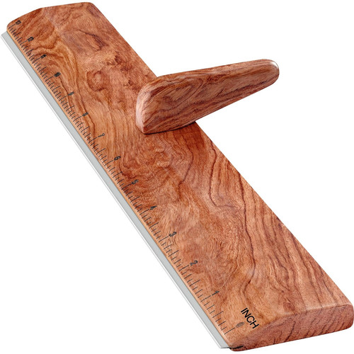 Safety ruler with handle - with,