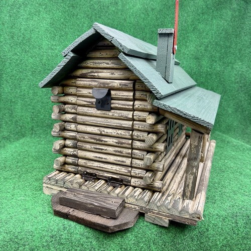 Log cabin mailbox porch - cabin, w/