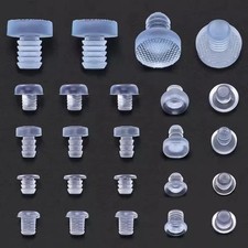 20Pcs Clear Rubber Embedded