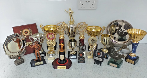 Vintage darts trophies - vintage,