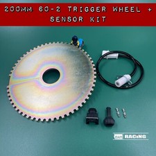 200mm Universal Trigger Wheel & Sensor Kit 60-2 Speeduino Megasquirt  SEN8D