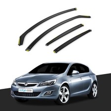 Vauxhall Astra J MK6 2009-2015 5 Door Hatchback Wind Deflectors 4pc Tinted