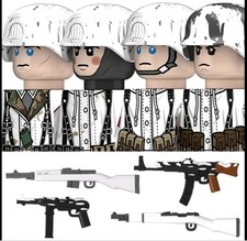 X4 Custom Lego WW2 Winter