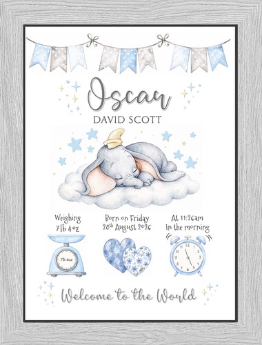 Personalised dumbo new - personalised, baby