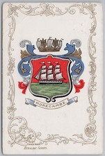MORECAMBE, Coat of Arms, Heraldic Series Postcard Postally Used 1908
