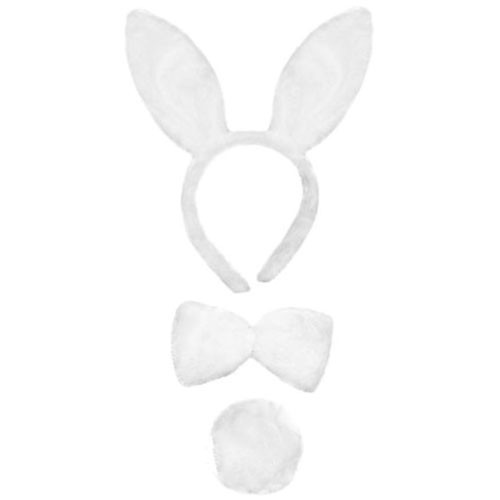 White rabbit set - set, tail