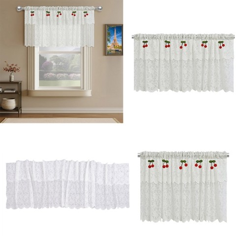 French type lace curtain with - french,
