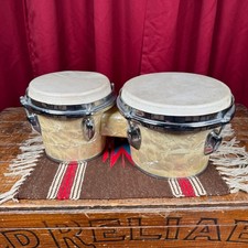 Vintage MIJ Bongos White