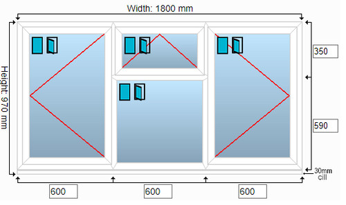 Windows upvc double glazed - windows,