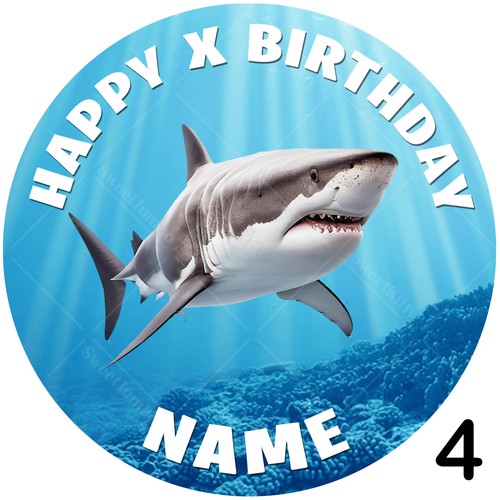 Shark cake topper great - cake,