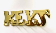 KEY RACK HOLDER 4 HOOK CHROME, BRONZE, BRASS, SHINY NICKEL + SCREWS