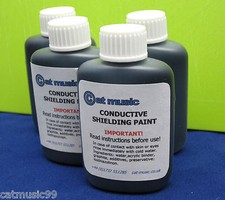 CONDUCTIVE GRAPHITE SHIELD SHIELDING SCREENING PAINT - REDUCES GUITAR HUM & BUZZ